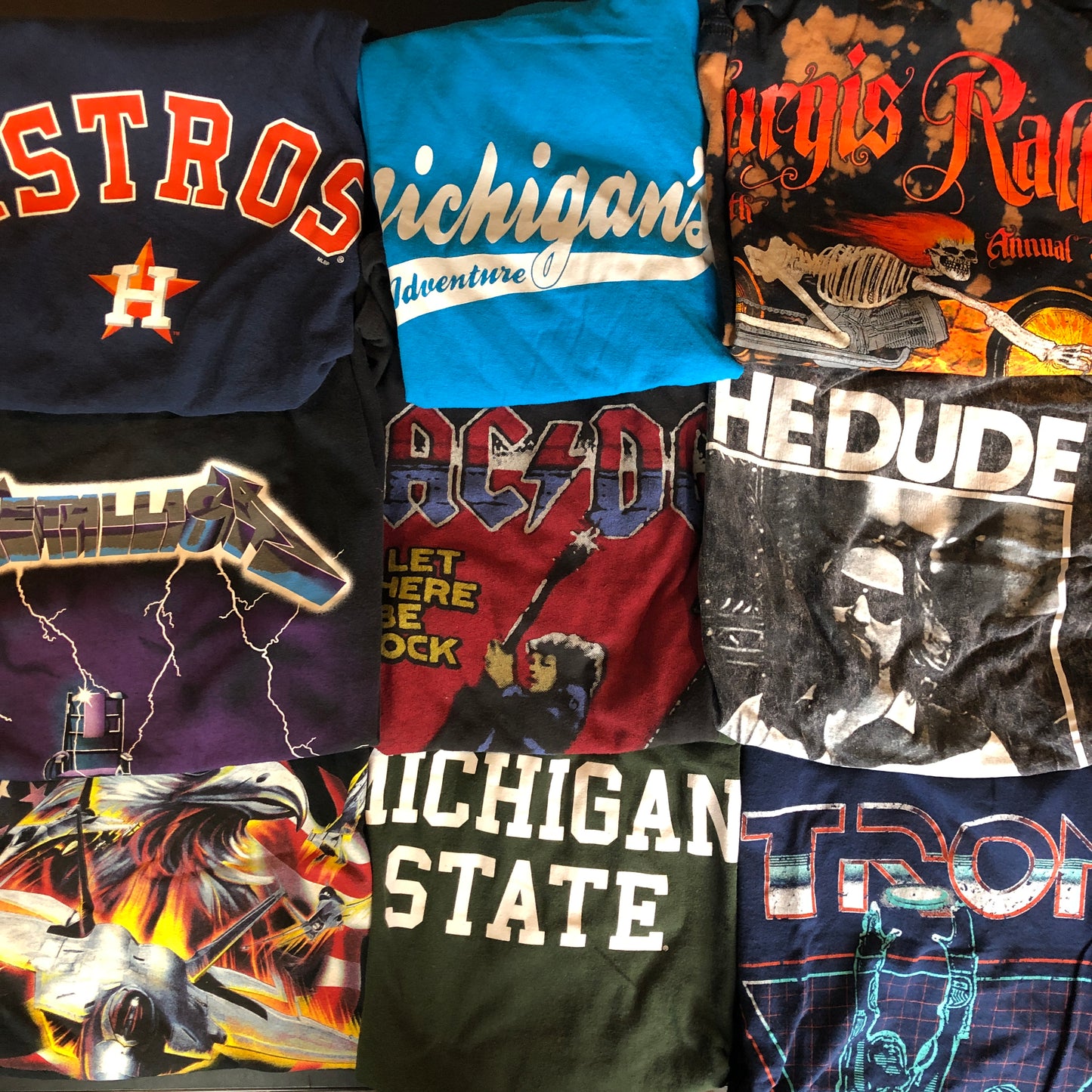 Mystery Thrifted Vintage Style Graphic T-Shirt Bundle