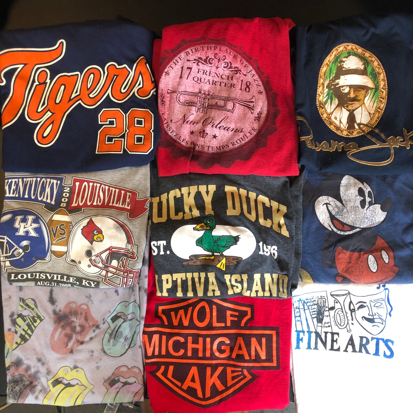 Mystery Thrifted Vintage Style Graphic T-Shirt Bundle