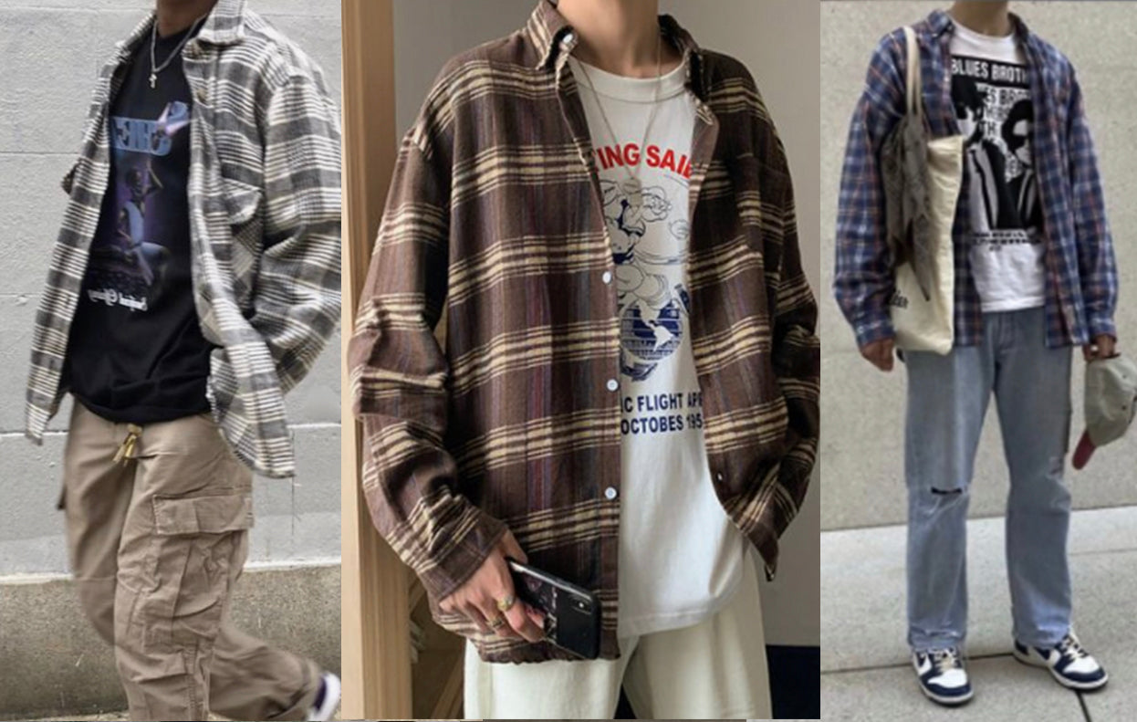 90s Style MYSTERY Thrifted Flannel