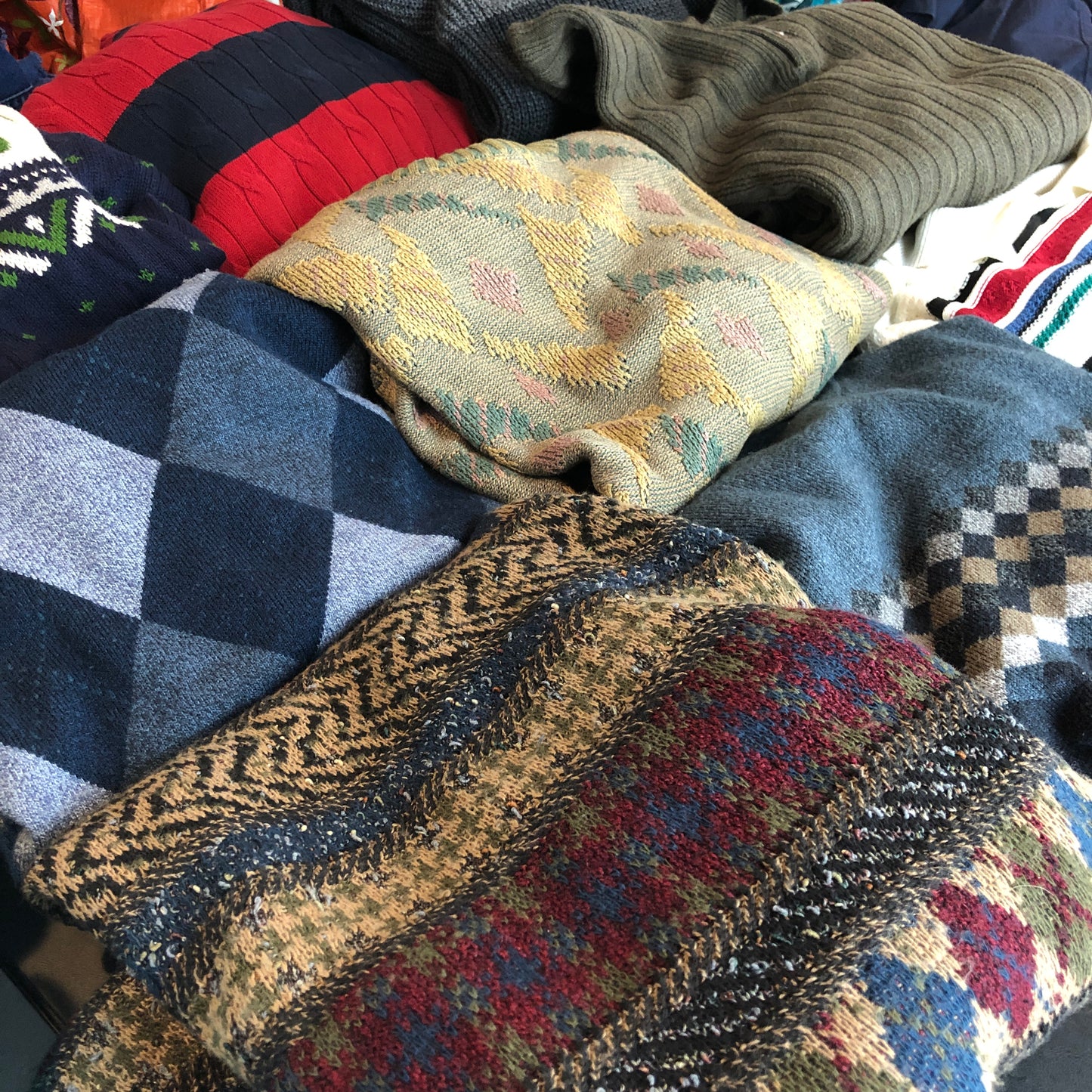 Mystery Vintage Style Grandpa Sweaters